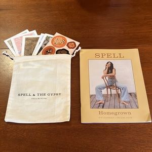 Spell journal 8 postcards, booklet and little draw string pouch